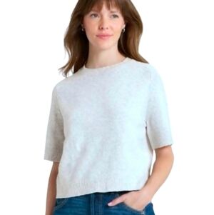 NWT Universal Thread Elbow Sleeve Sweater, Cream, Size XXL